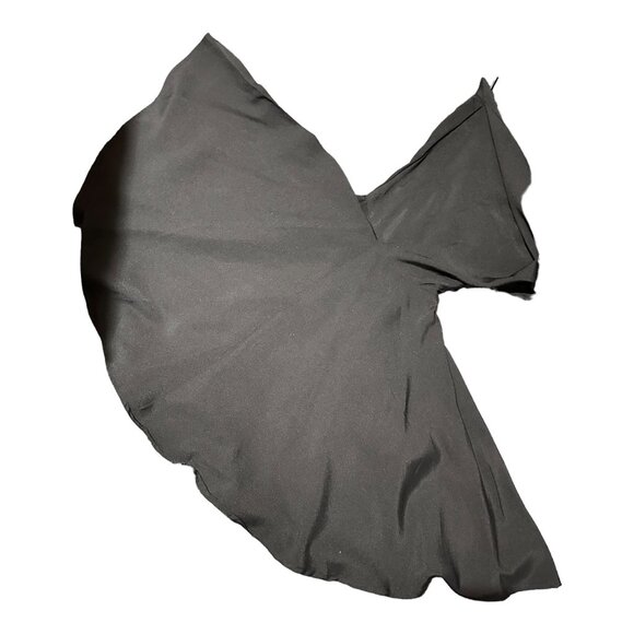 Boohoo Plus Extreme Sleeve Wrap Front Tie Flowy Top Size 12 - Picture 6 of 13